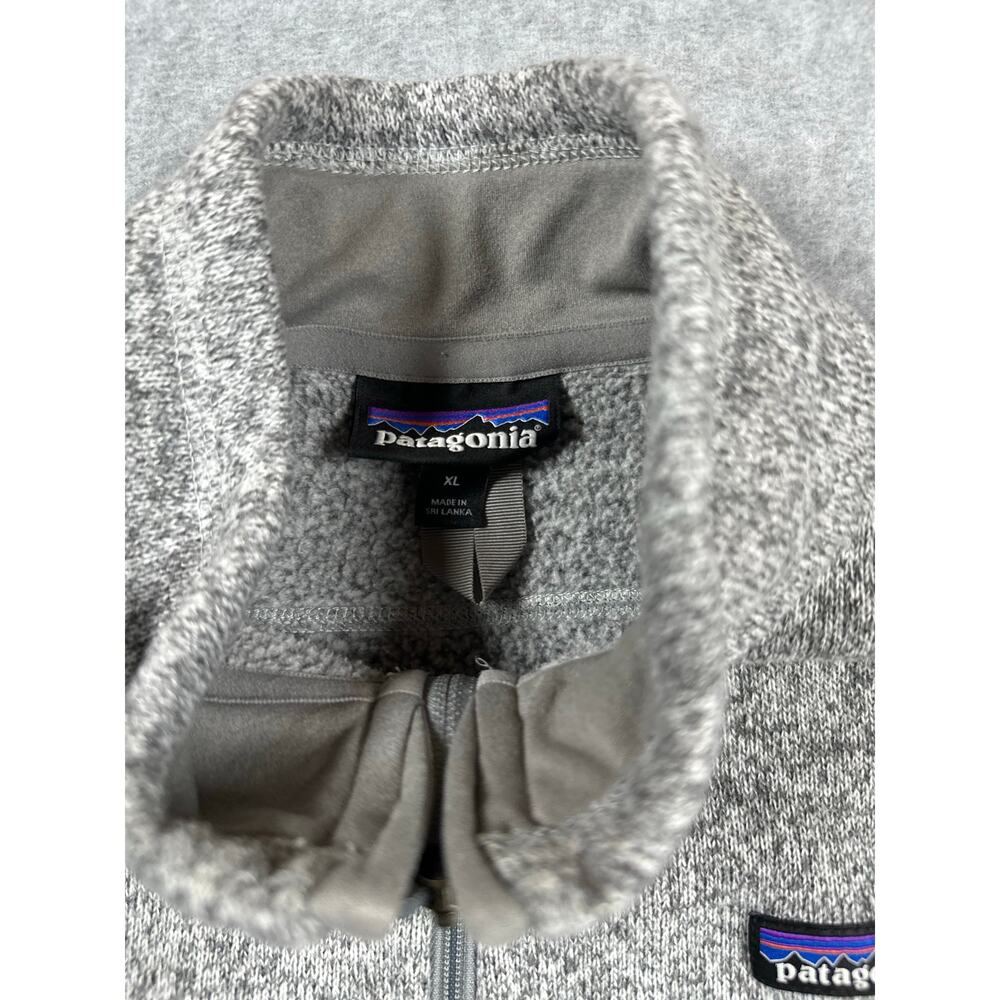 Patagonia Better Sweater Vest Women's XL Heather Gray Mock Neck Casual Full Zip - Picture 5 of 8